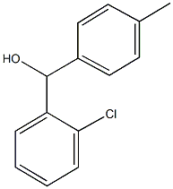 (2-chlorophenyl)(4-methylphenyl)methanol 结构式