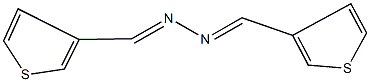 thiophene-3-carbaldehyde (thien-3-ylmethylene)hydrazone 结构式