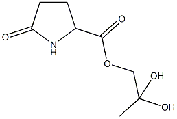 2,2-dihydroxypropyl 5-oxo-2-pyrrolidinecarboxylate 结构式