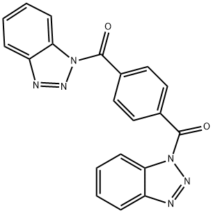 1-[4-(1H-1,2,3-benzotriazol-1-ylcarbonyl)benzoyl]-1H-1,2,3-benzotriazole 结构式