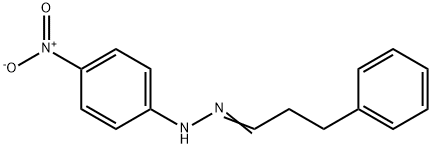 3-phenylpropanal {4-nitrophenyl}hydrazone 结构式