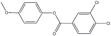 4-methoxyphenyl 3,4-dichlorobenzoate 结构式