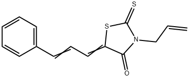 3-allyl-5-(3-phenyl-2-propenylidene)-2-thioxo-1,3-thiazolidin-4-one 结构式