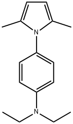 4-(2,5-dimethyl-1H-pyrrol-1-yl)-N,N-diethylaniline 结构式