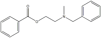 2-[benzyl(methyl)amino]ethyl benzoate 结构式