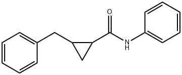 2-benzyl-N-phenylcyclopropanecarboxamide 结构式