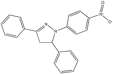 1-(4-NITRO-PHENYL)-3,5-DIPHENYL-4,5-DIHYDRO-1H-PYRAZOLE