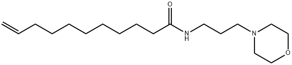 N-[3-(4-morpholinyl)propyl]-10-undecenamide 结构式