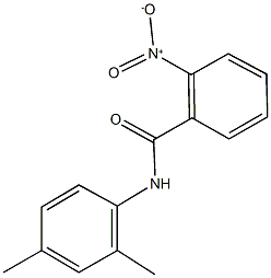 N-(2,4-dimethylphenyl)-2-nitrobenzamide 结构式