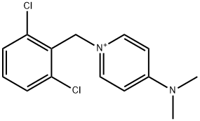 1-(2,6-dichlorobenzyl)-4-(dimethylamino)pyridinium 结构式