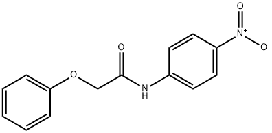 N-{4-nitrophenyl}-2-phenoxyacetamide 结构式