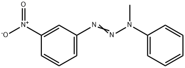 1-{3-nitrophenyl}-3-methyl-3-phenyl-1-triazene 结构式