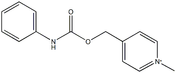 (1-methyl-4-pyridiniumyl)methyl phenylcarbamate 结构式