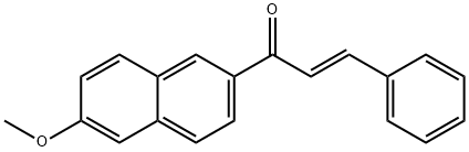 1-(6-METHOXY-2-NAPHTHYL)-3-PHENYL-2-PROPEN-1-ONE 结构式