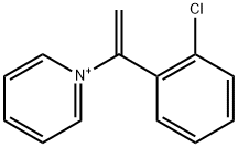 1-[1-(2-chlorophenyl)vinyl]pyridinium 结构式