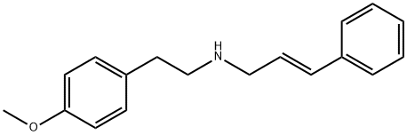 N-cinnamyl-N-[2-(4-methoxyphenyl)ethyl]amine 结构式