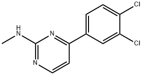 N-[4-(3,4-dichlorophenyl)-2-pyrimidinyl]-N-methylamine 结构式