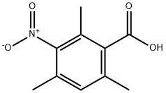 2,4,6-三甲基-3-硝基苯甲酸 结构式