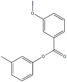 3-methylphenyl 3-methoxybenzoate 结构式