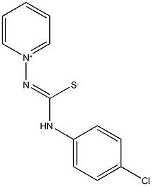 N-(4-chlorophenyl)-N'-(1-pyridiniumyl)imidothiocarbamate 结构式