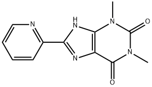 1,3-dimethyl-8-(2-pyridinyl)-3,7-dihydro-1H-purine-2,6-dione 结构式