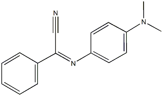 {[4-(dimethylamino)phenyl]imino}(phenyl)acetonitrile 结构式