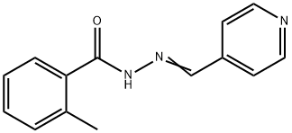 2-methyl-N'-(4-pyridinylmethylene)benzohydrazide 结构式