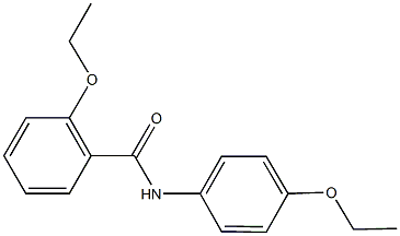 2-ethoxy-N-(4-ethoxyphenyl)benzamide 结构式