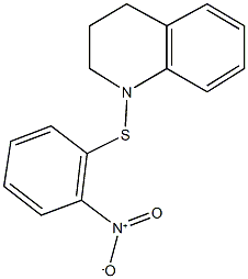 1-({2-nitrophenyl}sulfanyl)-1,2,3,4-tetrahydroquinoline 结构式