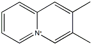 2,3-dimethylquinolizinium 结构式