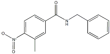 N-benzyl-4-nitro-3-methylbenzamide 结构式