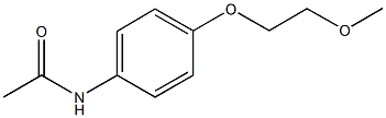 N-[4-(2-methoxyethoxy)phenyl]acetamide 结构式
