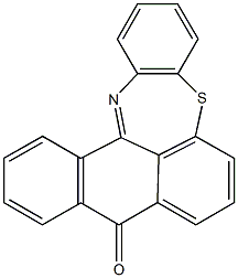 9H-anthra[1,9-bc][1,5]benzothiazepin-9-one 结构式