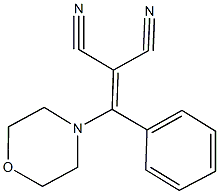 2-[4-morpholinyl(phenyl)methylene]malononitrile 结构式