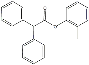 2-methylphenyl diphenylacetate 结构式