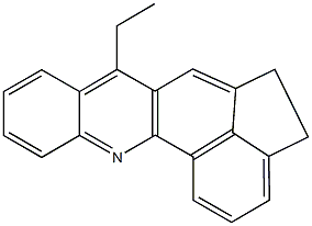 7-ethyl-4,5-dihydroindeno[1,7-bc]acridine 结构式