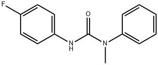 N'-(4-fluorophenyl)-N-methyl-N-phenylurea 结构式