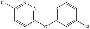 3-chloro-6-(3-chlorophenoxy)pyridazine 结构式