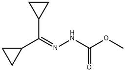 methyl 2-(dicyclopropylmethylene)hydrazinecarboxylate 结构式