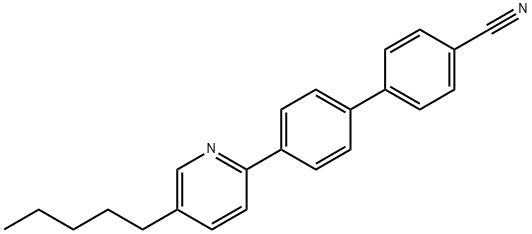 4'-(5-pentyl-2-pyridinyl)[1,1'-biphenyl]-4-carbonitrile 结构式