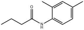 N-(2,4-dimethylphenyl)butanamide 结构式