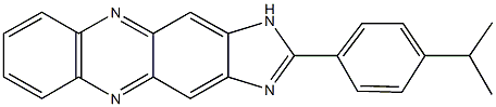 2-(4-isopropylphenyl)-1H-imidazo[4,5-b]phenazine 结构式