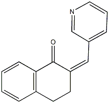 2-(3-pyridinylmethylene)-3,4-dihydro-1(2H)-naphthalenone 结构式