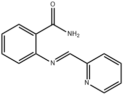 2-[(2-pyridinylmethylene)amino]benzamide 结构式