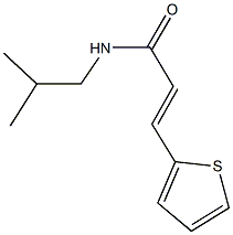 N-isobutyl-3-(2-thienyl)acrylamide 结构式