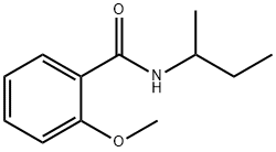 N-(sec-butyl)-2-methoxybenzamide 结构式