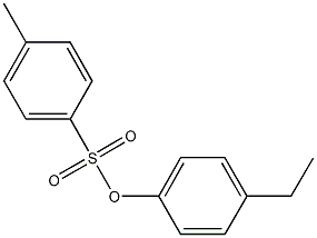 4-ethylphenyl 4-methylbenzenesulfonate 结构式