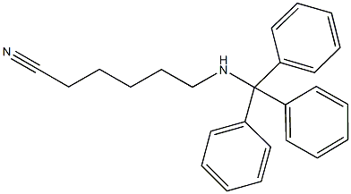 6-(tritylamino)hexanenitrile 结构式