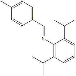 N-(2,6-diisopropylphenyl)-N-(4-methylbenzylidene)amine 结构式