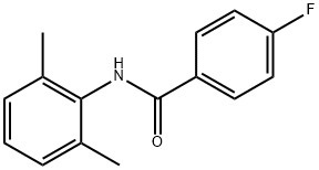 N-(2,6-dimethylphenyl)-4-fluorobenzamide 结构式